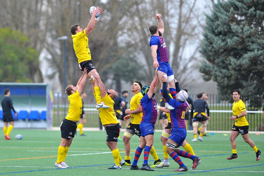 Fotos: El UBU Bajo Cero - Barça Rugby, en imágenes
