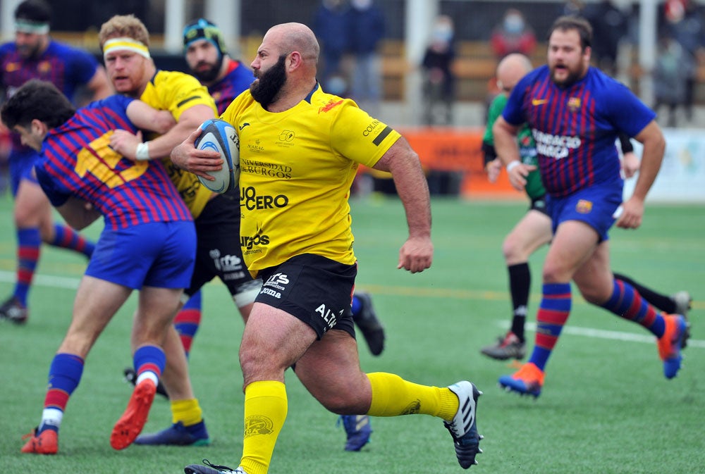 Fotos: El UBU Bajo Cero - Barça Rugby, en imágenes