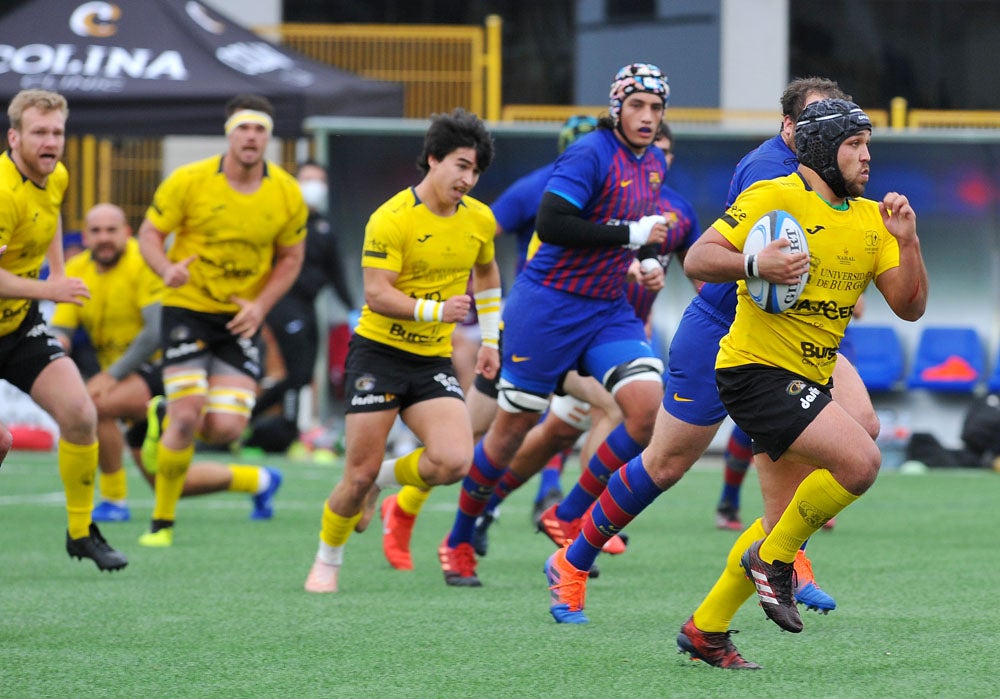 Fotos: El UBU Bajo Cero - Barça Rugby, en imágenes