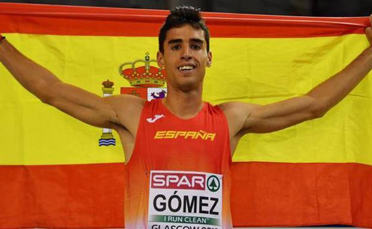 El atleta burgalés Jesús Gómez-