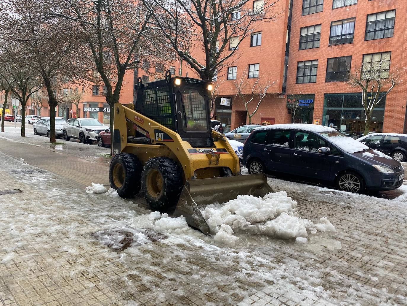 Fotos: La nieve toma el centro de Burgos