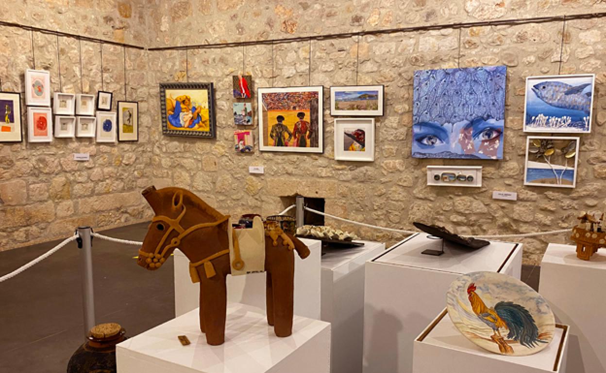 Fotografía de la exposición colectiva. 