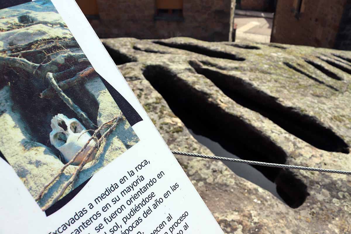 La necrópolis de Regumiel era la gran olvidad del Alto Arlanza pero estos trabajos la están poniendo en valor. Las infografías aportan mayor prestigio a un espacio que pretende ser un lugar de turismo de calidad. 