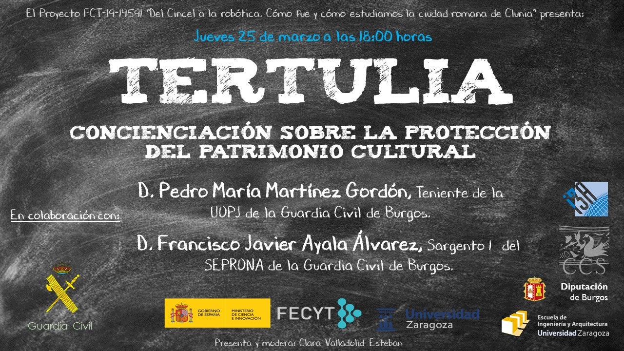 Cartel de la tertulia. 