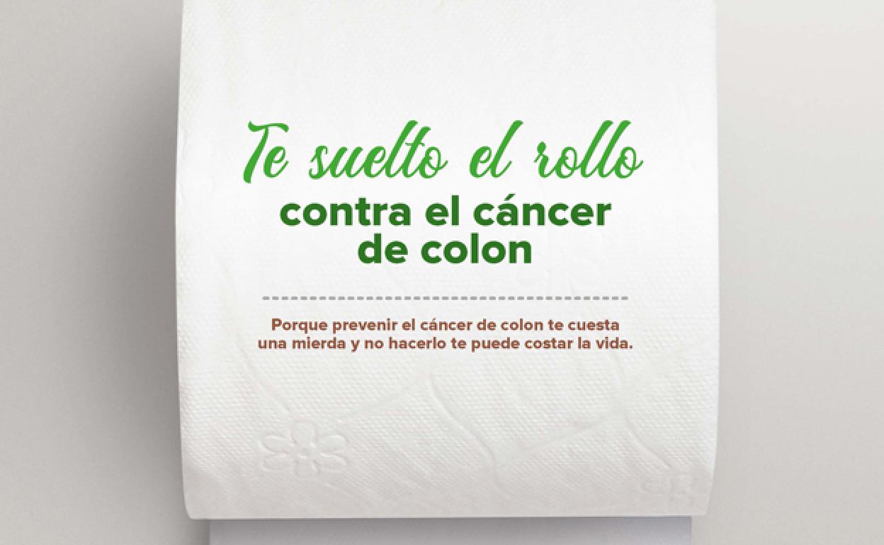 AECC lanza una campaña bajo el lema 'Te suelto el rollo contra el cáncer de colon'. 