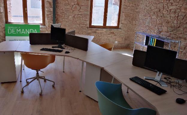 Una de las salas del coworking. 