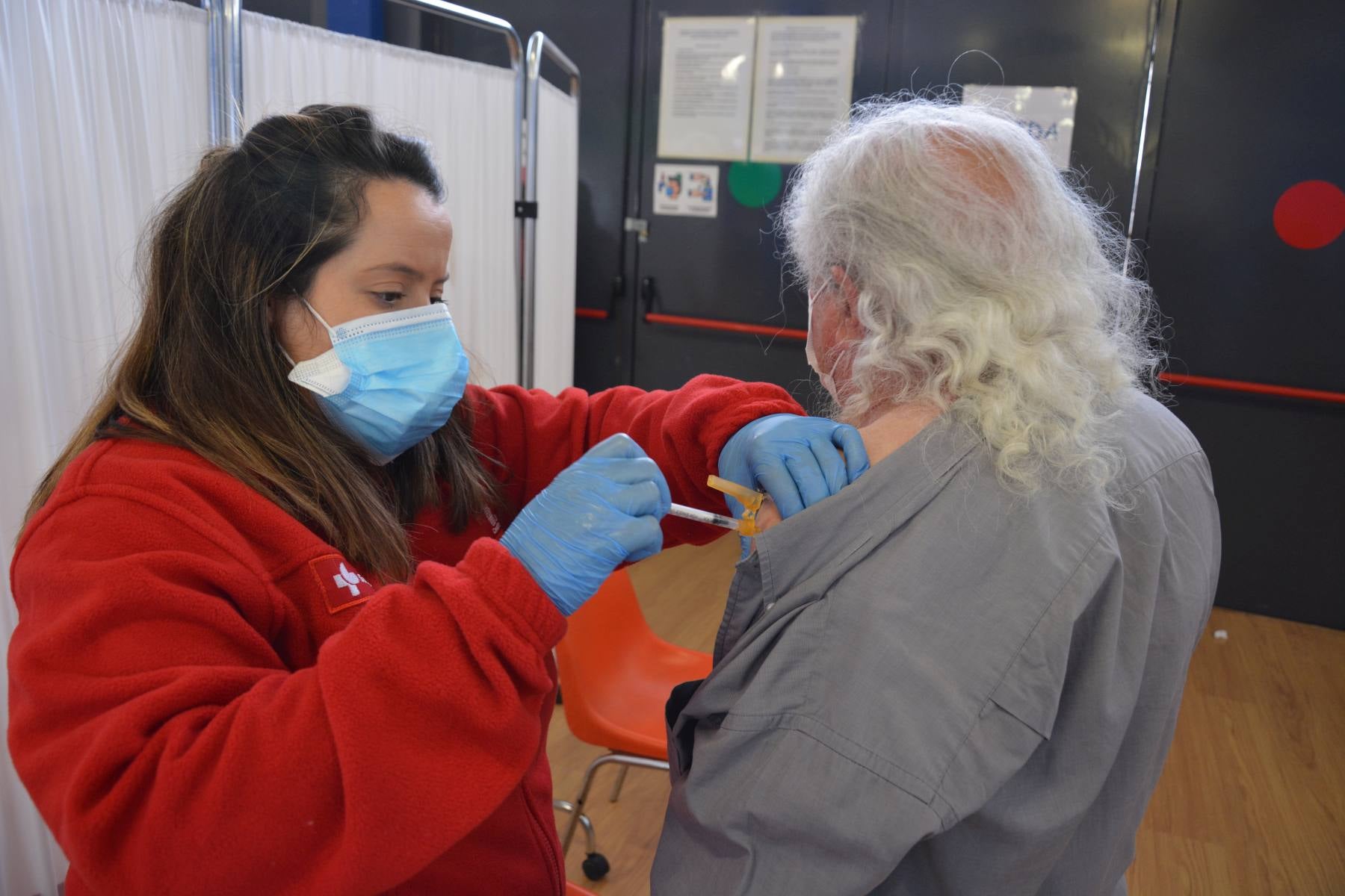 Fotos: Doble jornada de vacunación contra la covid