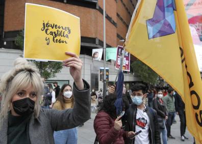 Imagen secundaria 1 - Protesta en Madrid contra la «muerte dulce» de Castilla y León