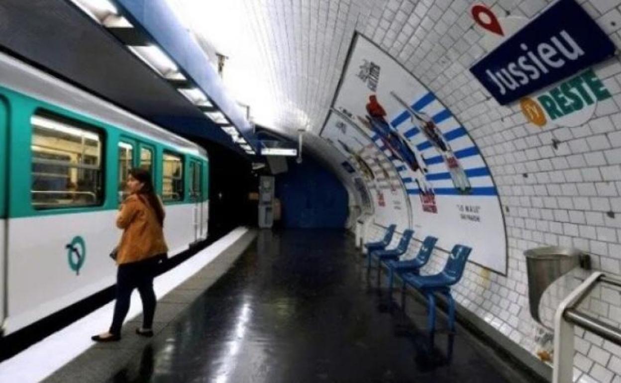 Metro de París.