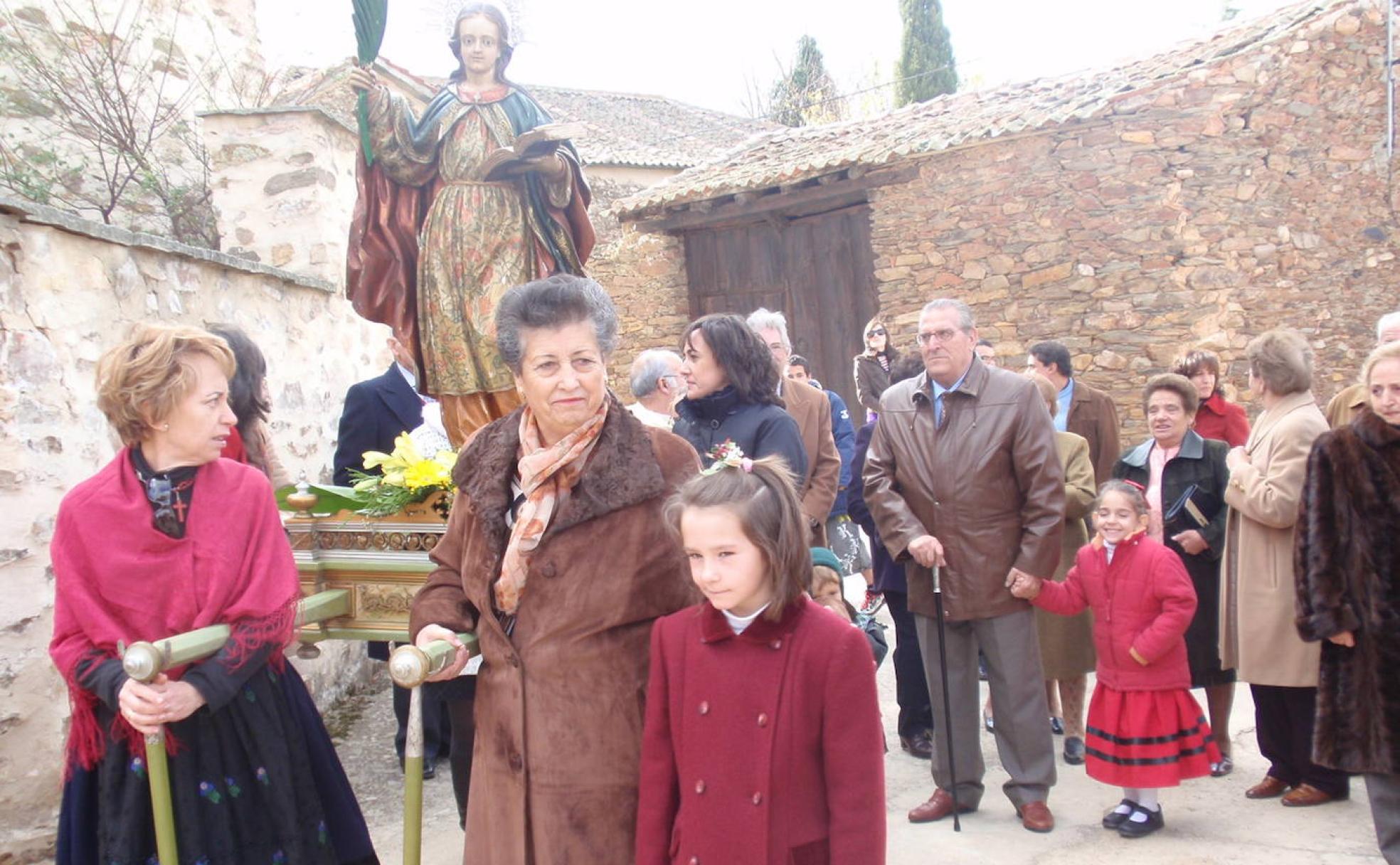 Procesión de Santa Cecilia, patrona de la localidad.