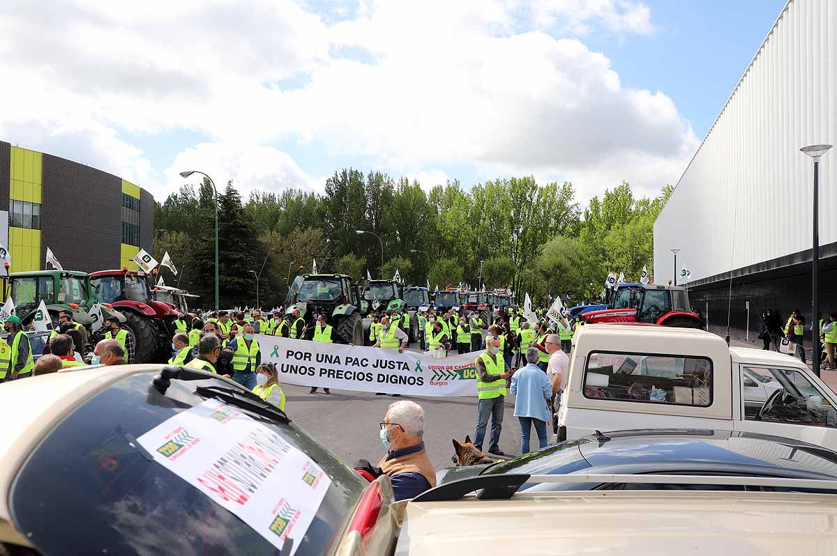 Fotos: Agricultores y ganaderos exigen en Burgos una PAC para los profesionales y los que paguen la Seguridad Social Agraria