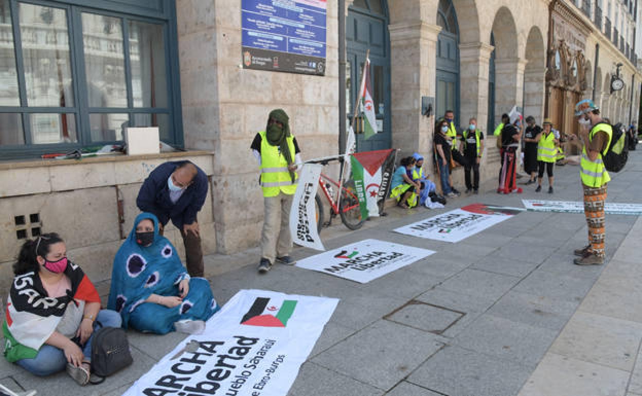 Marcha por el pueblo saharaui. 