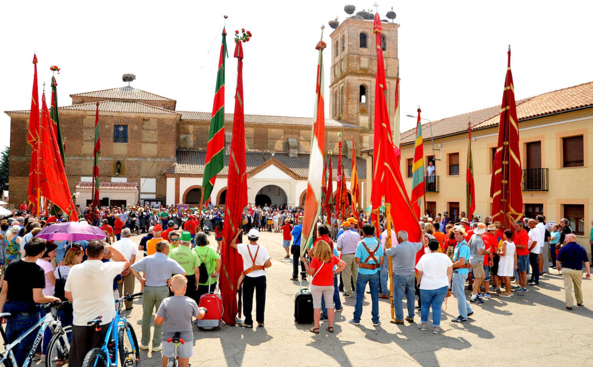 Pendonada provincial celebrada en Santervás de la Vega.