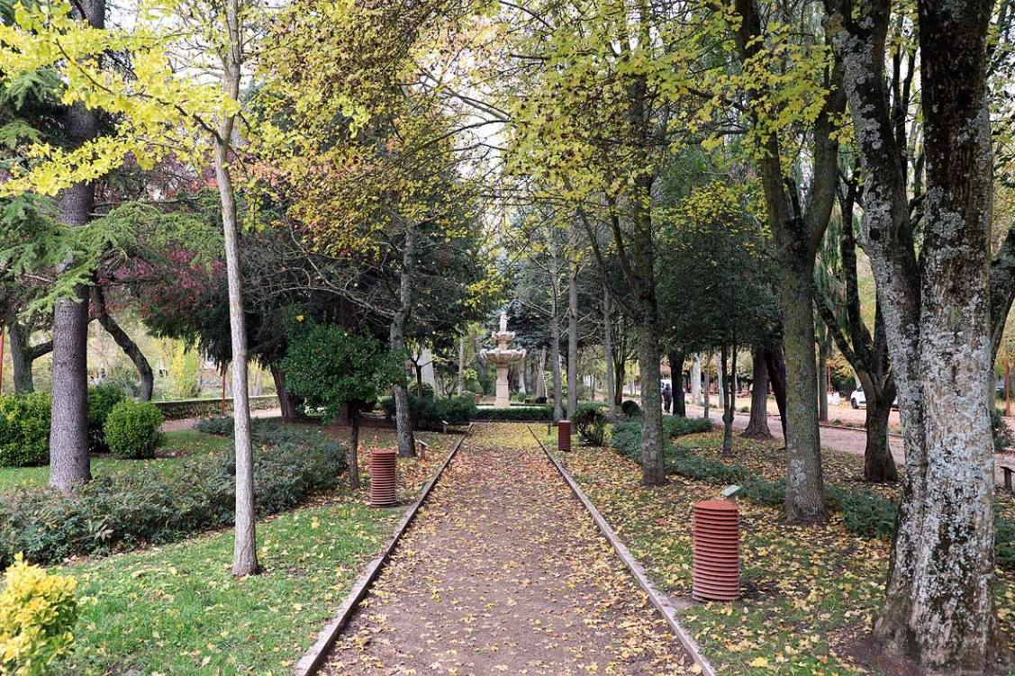 Imagen de archivo de un parque de Burgos. 