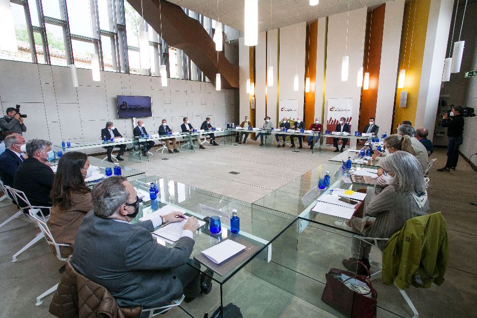 Reunión del Patronato de la Fundación Atapuerca. 