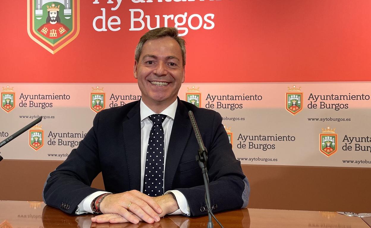 César Barriada, concejal del PP en el Ayuntamiento de Burgos.