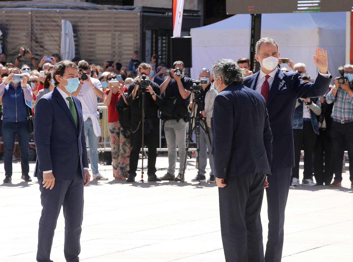 Fotos: Visita de Felipe VI a la muestra Las Edades del Hombre de Burgos