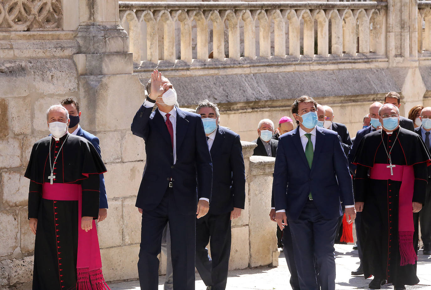 Fotos: Visita de Felipe VI a la muestra Las Edades del Hombre de Burgos