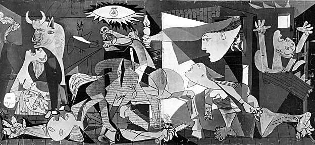 El «Guernica», pintado por Pablo Picasso