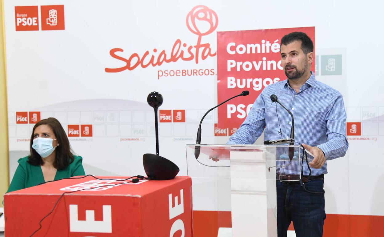 Luis Tudanca, secretario general del PSOE en Castilla y León.