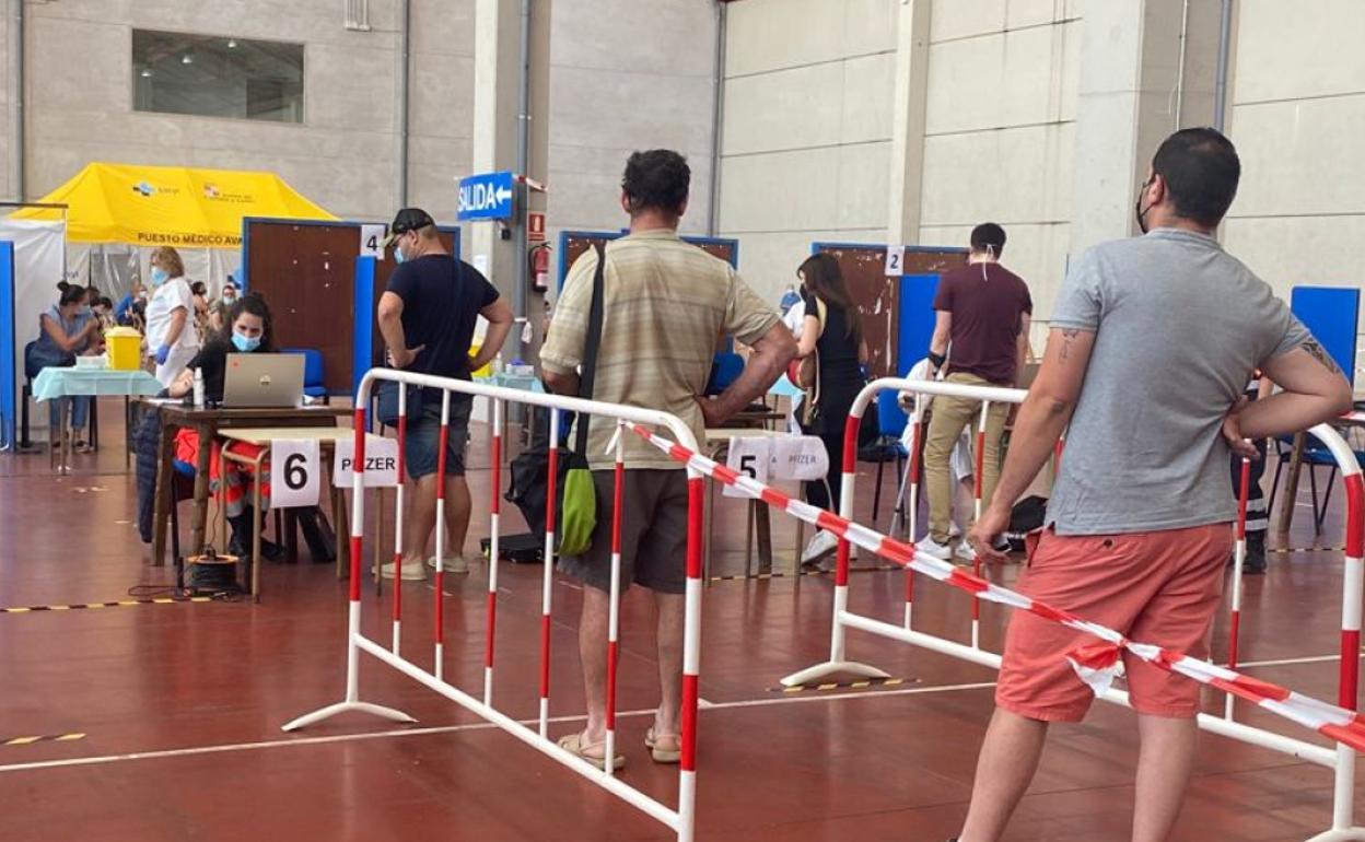 Campaña de vacunación contra la covid en Burgos.