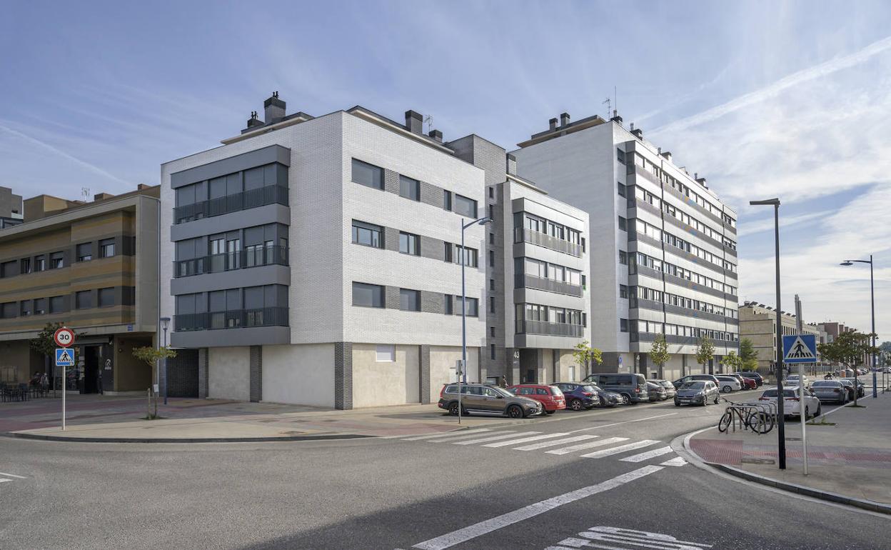 Bloque de edificios de Inbisa en Burgos.