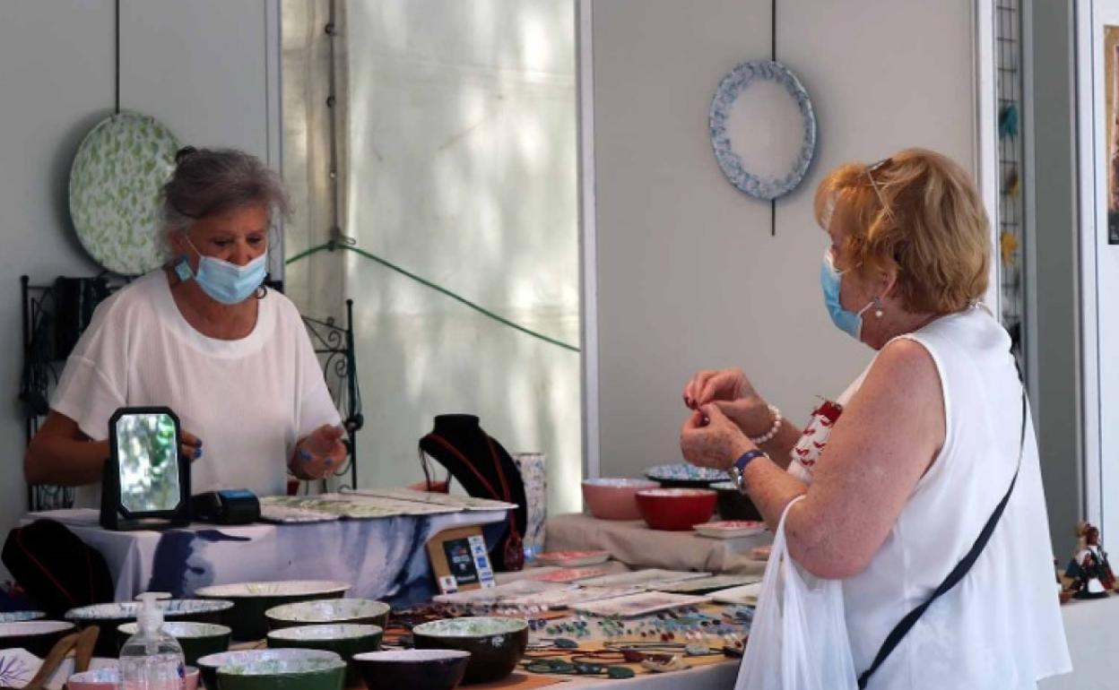 La pasada edición de la Feria de Cerámica fue el primer evento celebrado tras el confinamiento. 