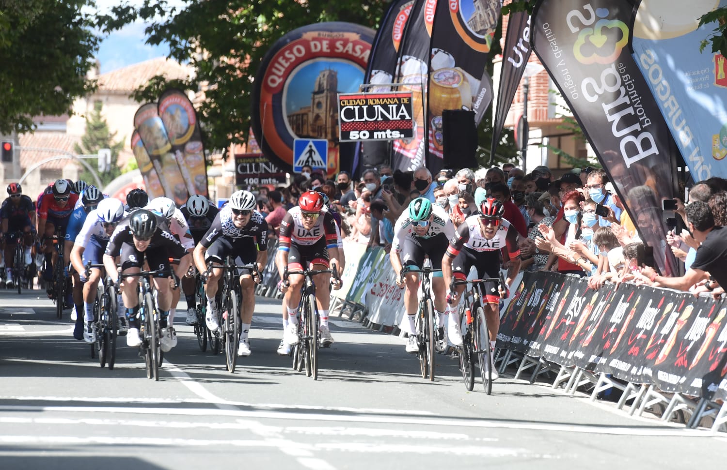 Fotos: Juan Sebastián Molano se lleva la victoria de la segunda etapa de la Vuelta a Burgos