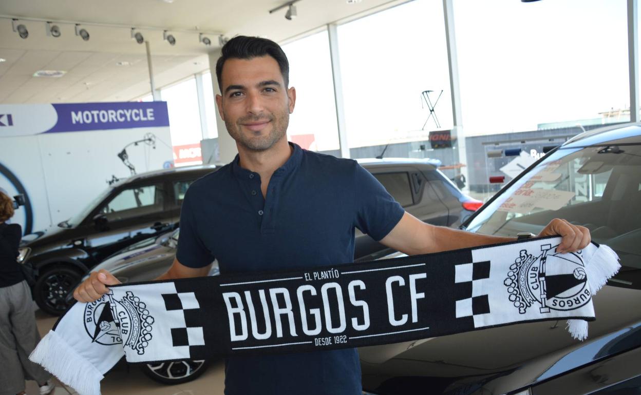 Andy Rodríguez fue el primer fichaje del Burgos CF este verano. 