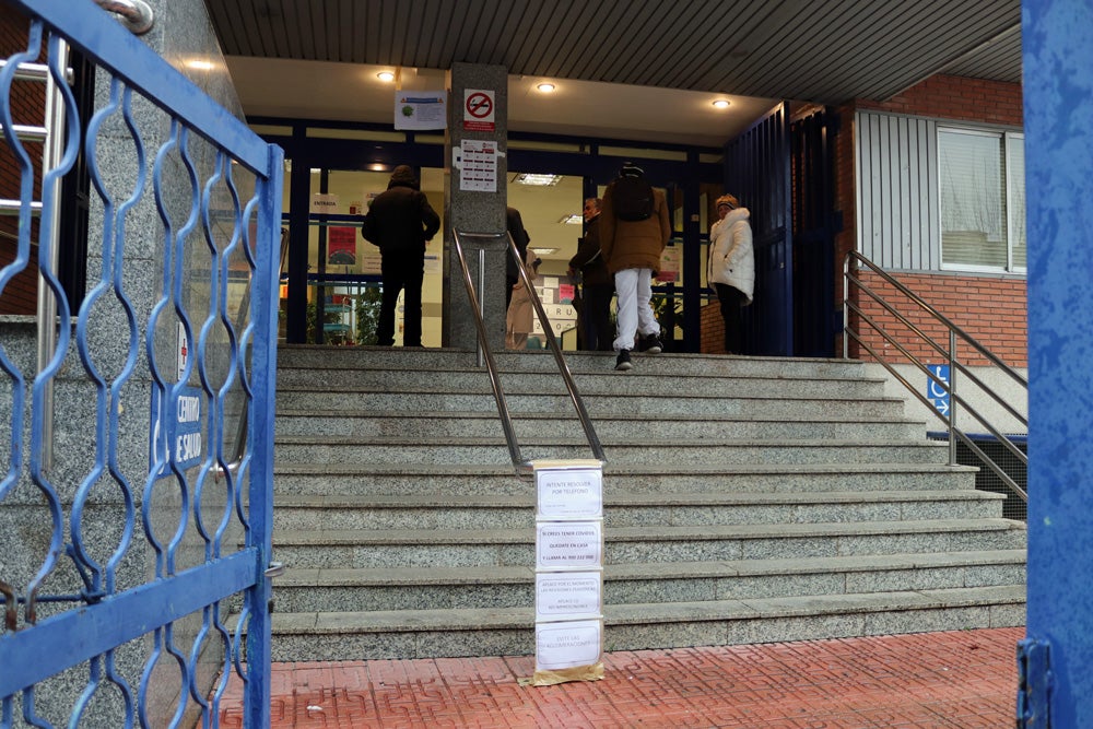 Centro de salud durante la pandemia de coronavirus.