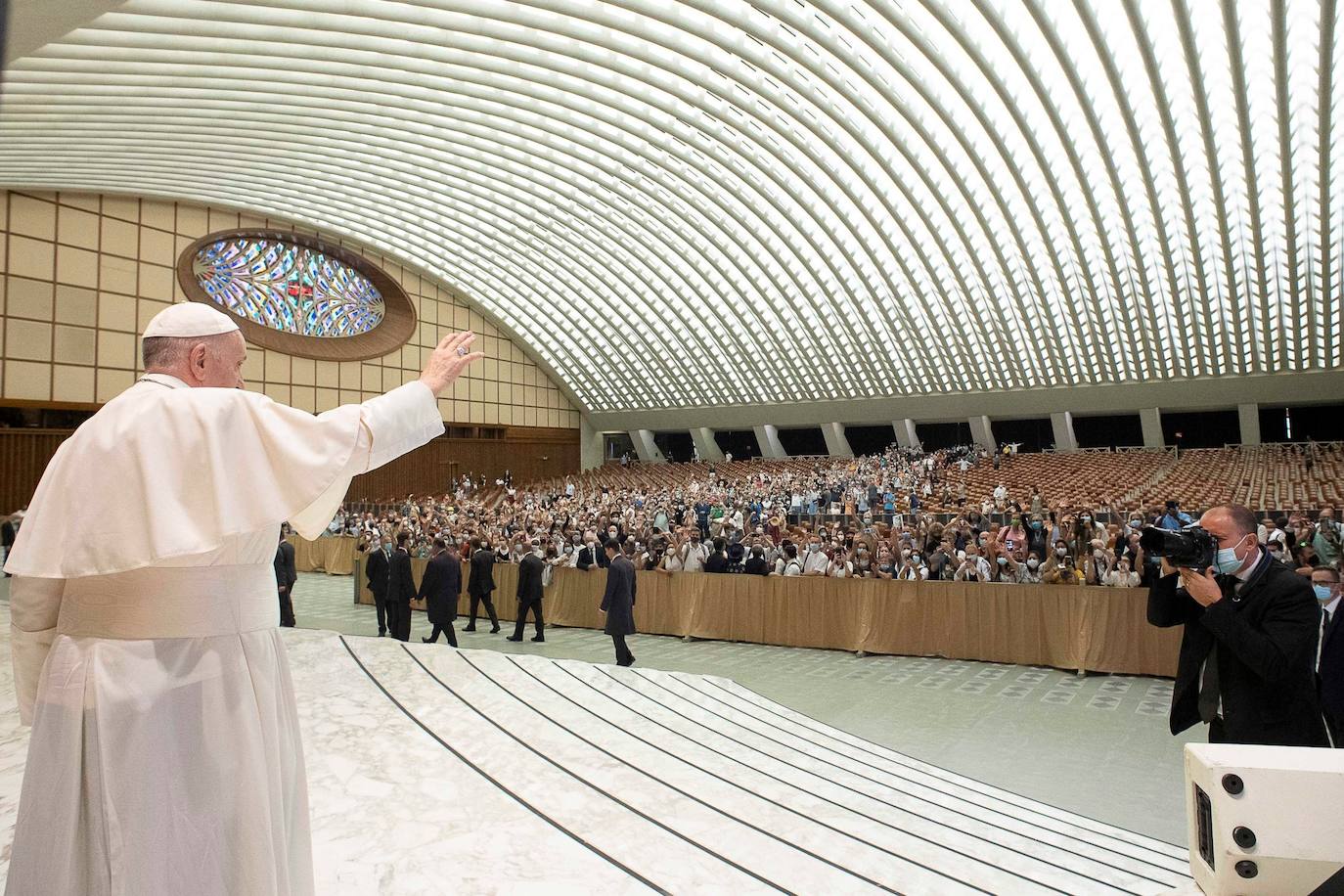 El papa Francisco, durante la audiencia de la semana pasada. 