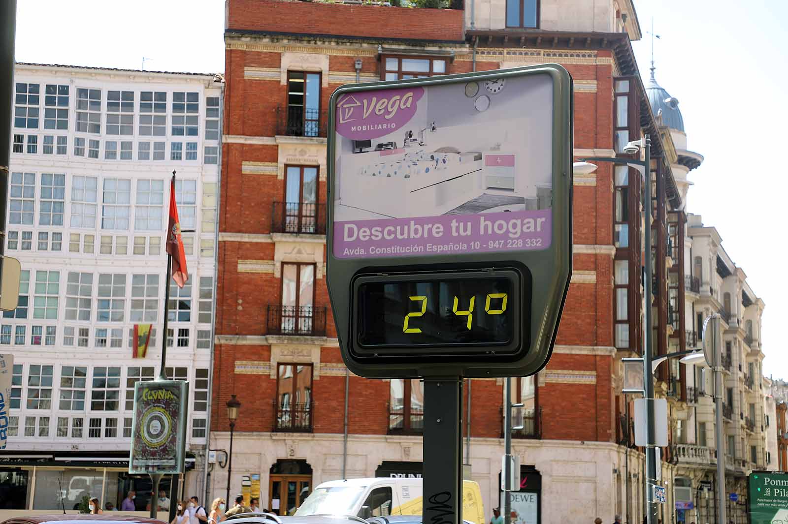 Las terrazas a la sombra han sido parada obligatoria para muchos. 