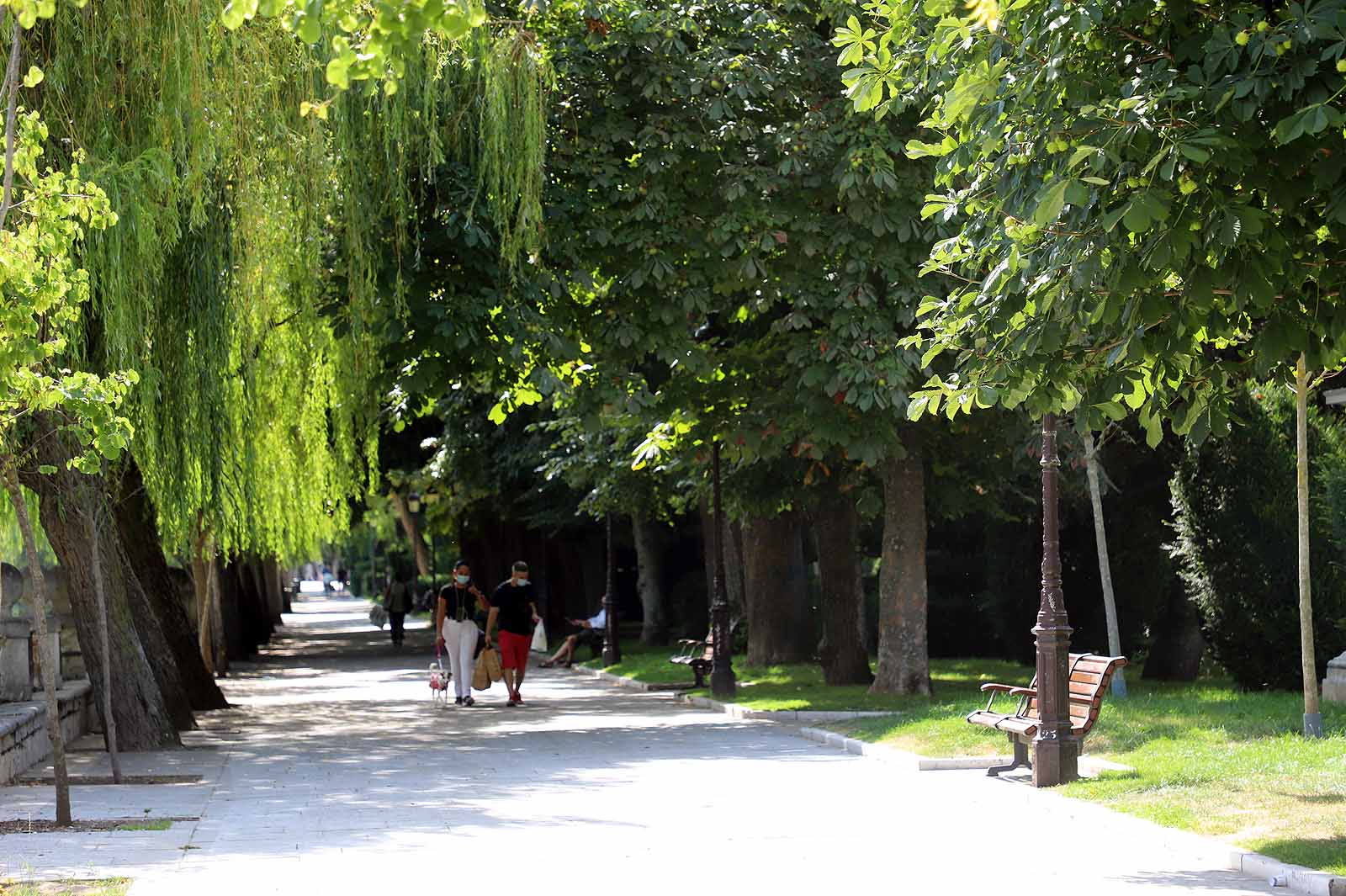 Los termómetros de la capital han alcanzado los 35,4º C durante la tarde del miércoles.