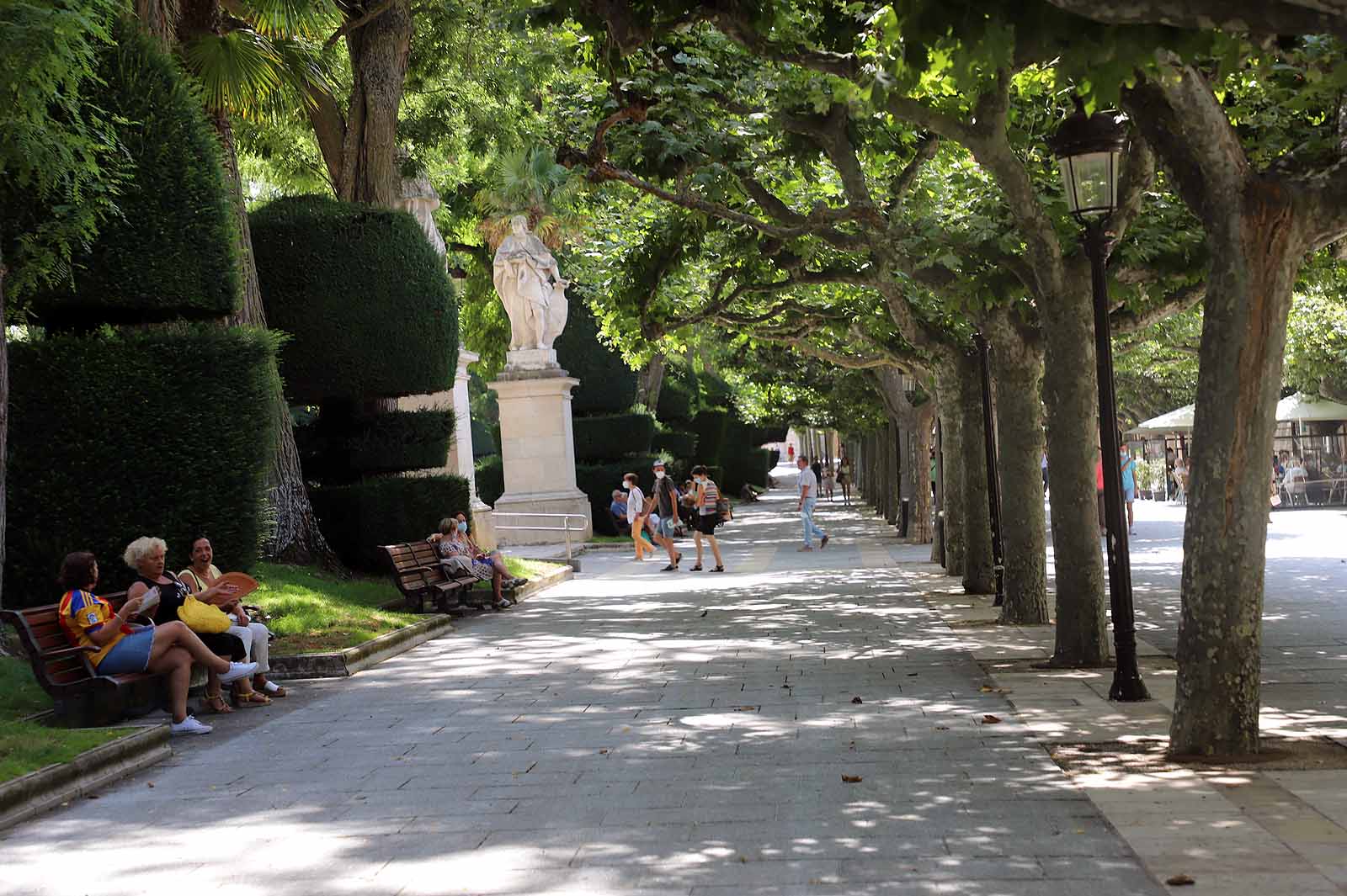 Los termómetros de la capital han alcanzado los 35,4º C durante la tarde del miércoles.