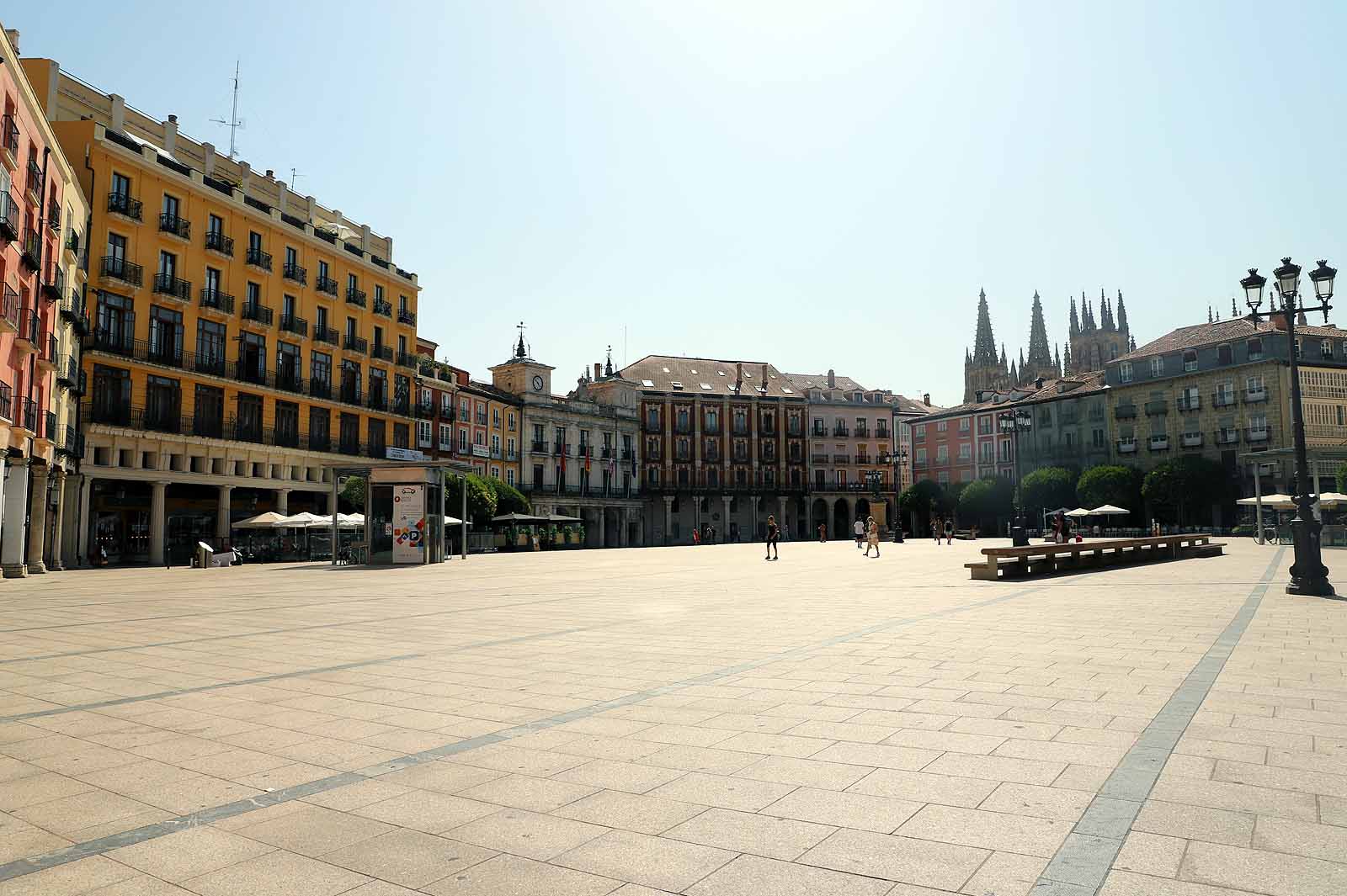 Los termómetros de la capital han alcanzado los 35,4º C durante la tarde del miércoles.