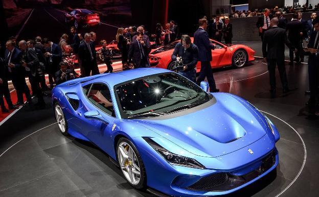 Ferrari F8 Tributo en el Salón de Ginebra de 2019, el último previo a la pandemia