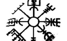 Brújula vikinga (Vegvísir)