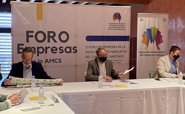 Imagen del II Foro de Empresas de la Asociación de Municipios del Camino. 