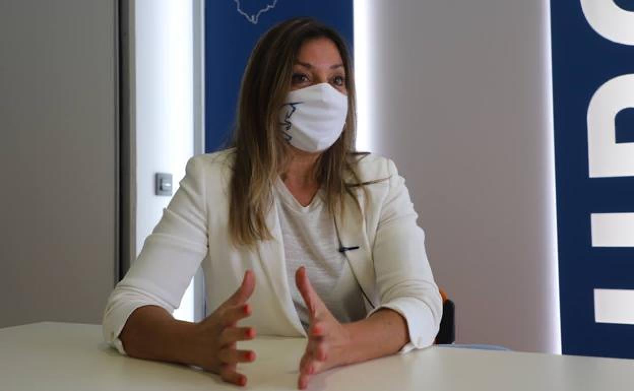 Carolina Blasco, portavoz del PP en el Ayuntamiento de Burgos. 
