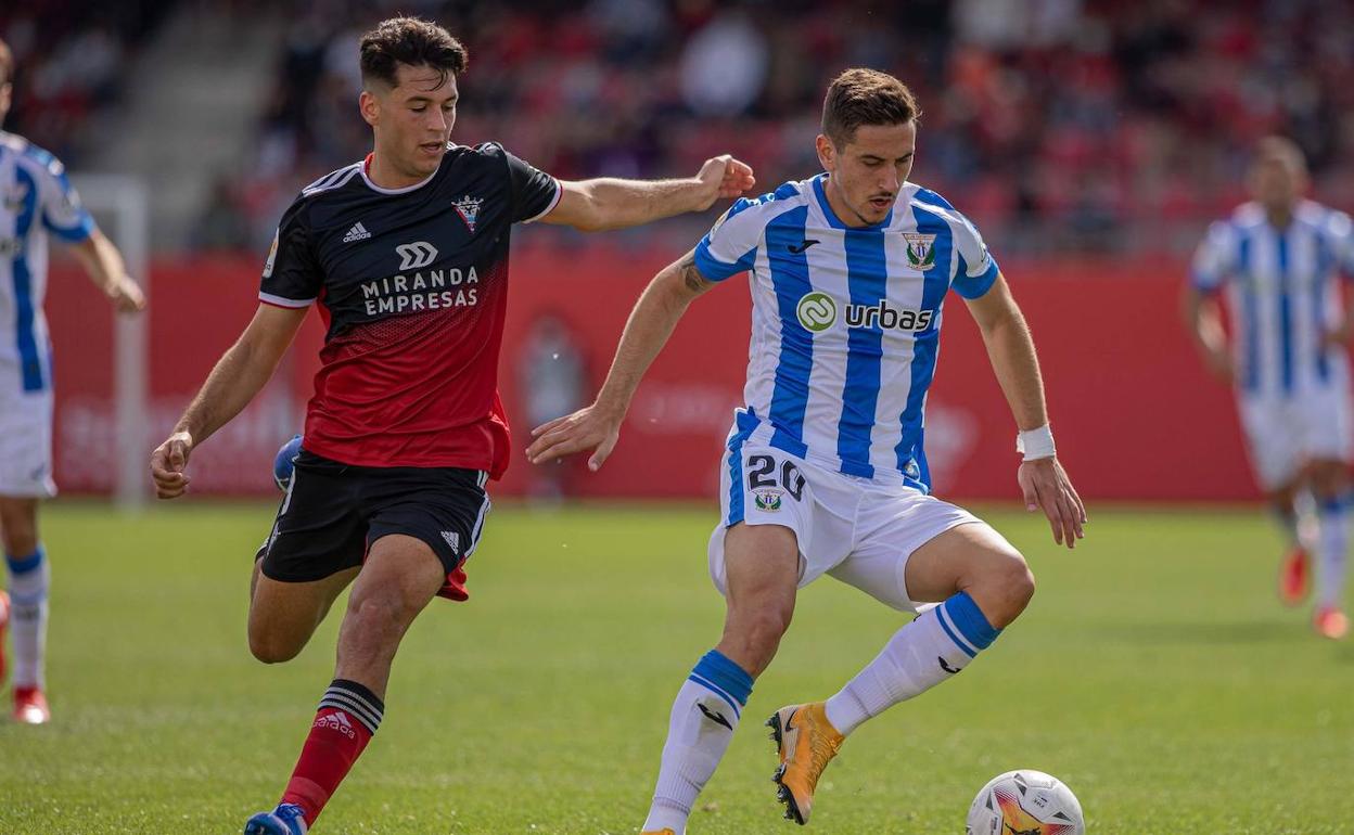 El Mirandés no logró superar al Leganés en Anduva.