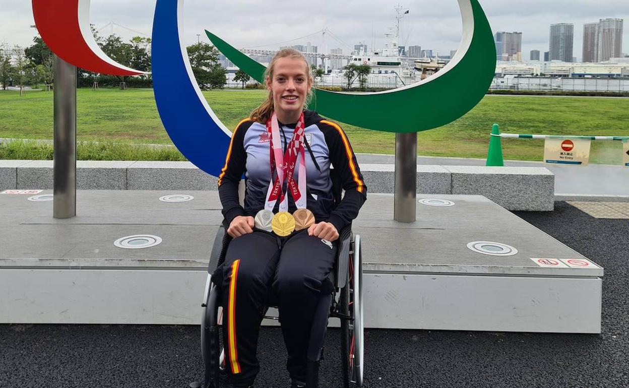 Marta Fernández, nadadora y campeona paralímpica. 