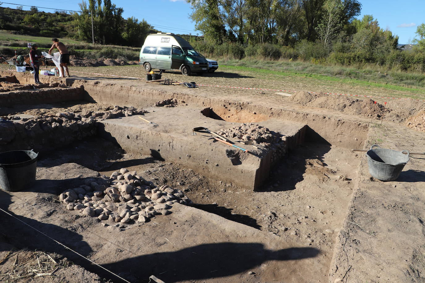 Fotos: La ciudad romana de Flaviagusta emerge en Poza de la Sal