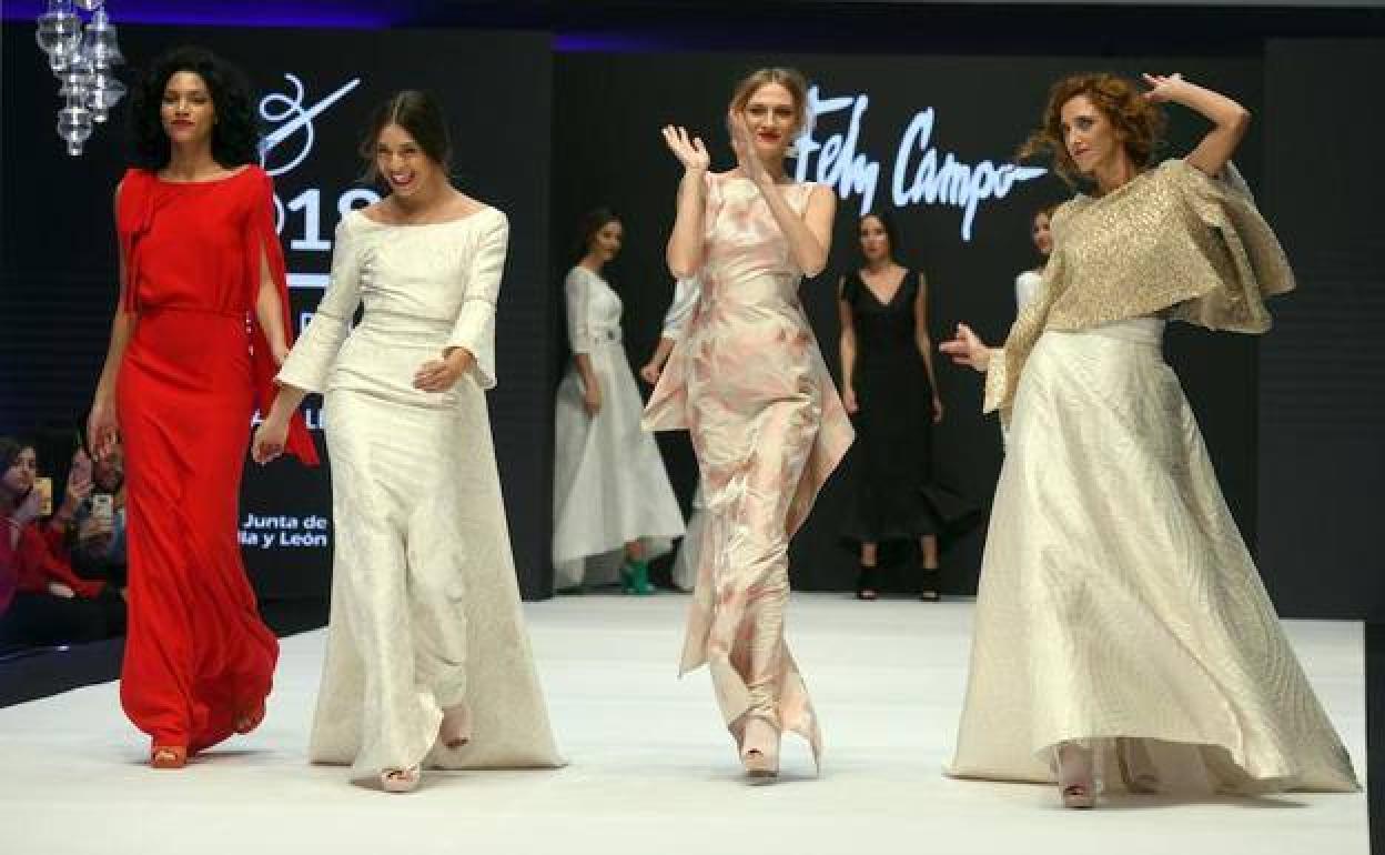 Desfile de Fely Campo en la Pasarela de la Moda de Castilla y León de 2018.