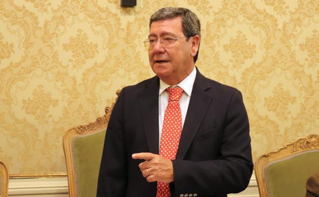 César Rico, presidente de la Diputación de Burgos. 