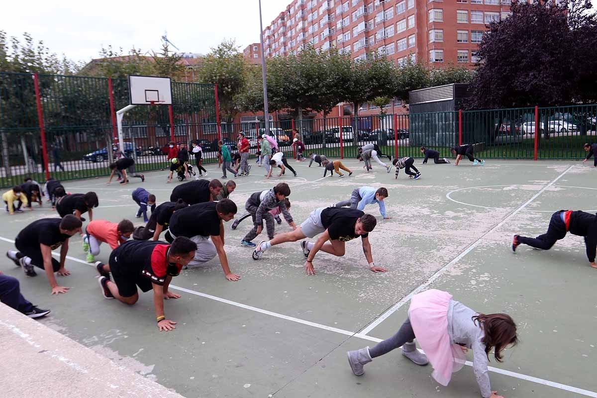 Fotos: El parkour reivindica un espacio en Burgos