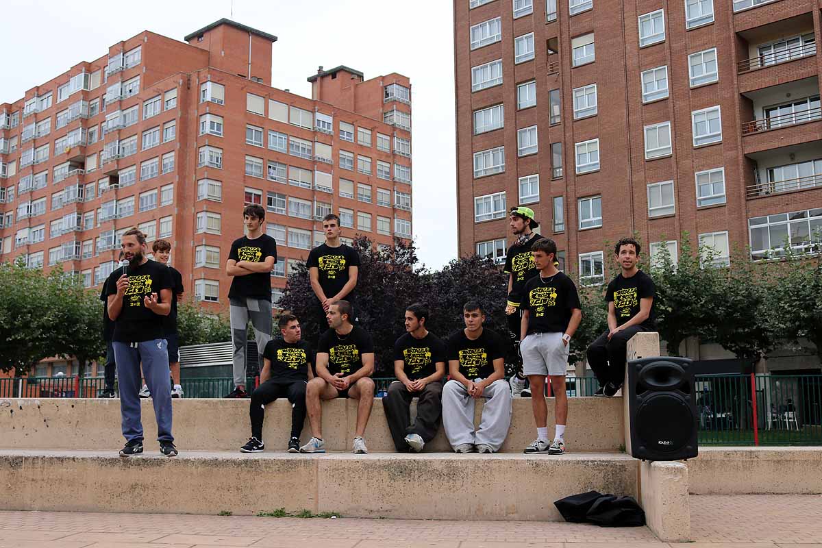 Fotos: El parkour reivindica un espacio en Burgos