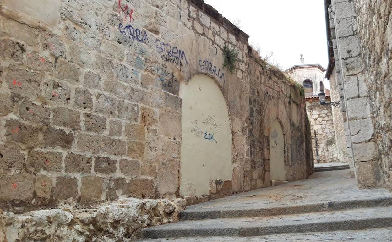 Callejón de las Brujas, en Burgos.