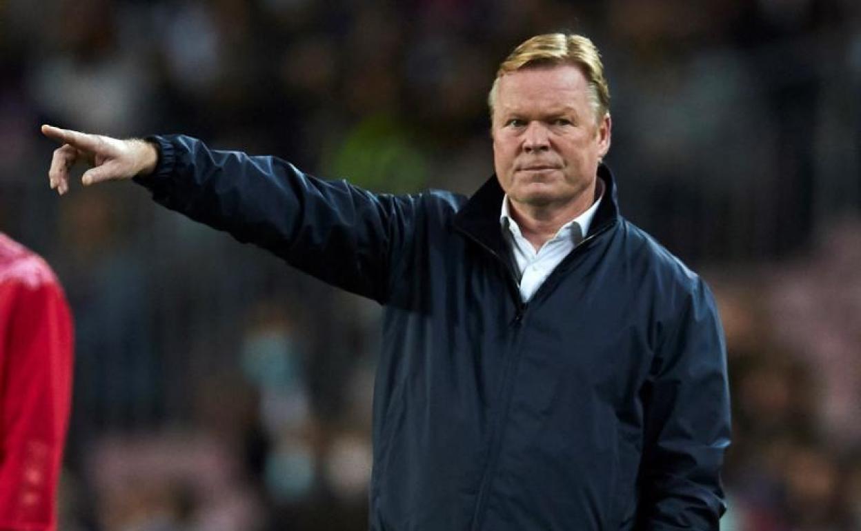 Ronald Koeman, técnico del Barça. 