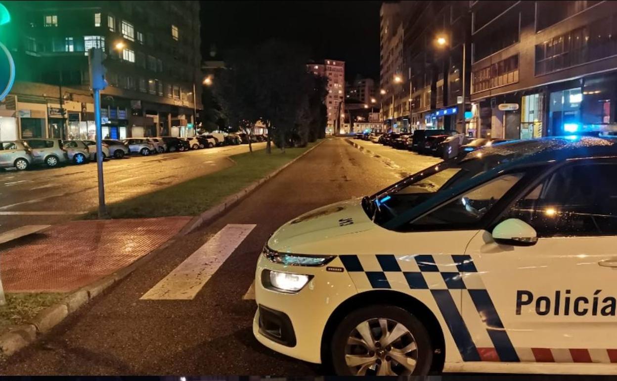 Vehículo de la Policía Local de Burgos.