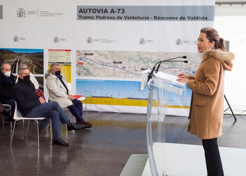 Fotos: La ministra Raquel Sánchez inaugura el nuevo tramo de la A-73